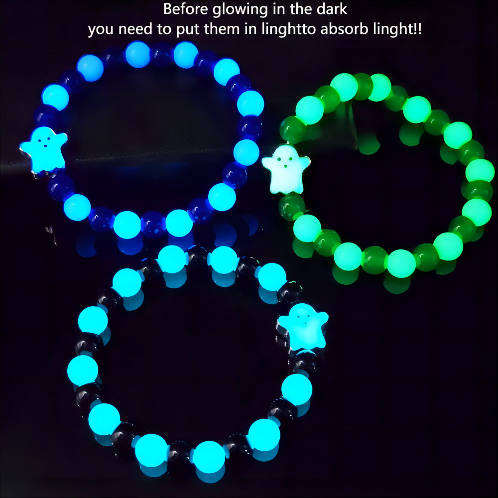 Bracelet lumineux LED Halloween Jour des Morts